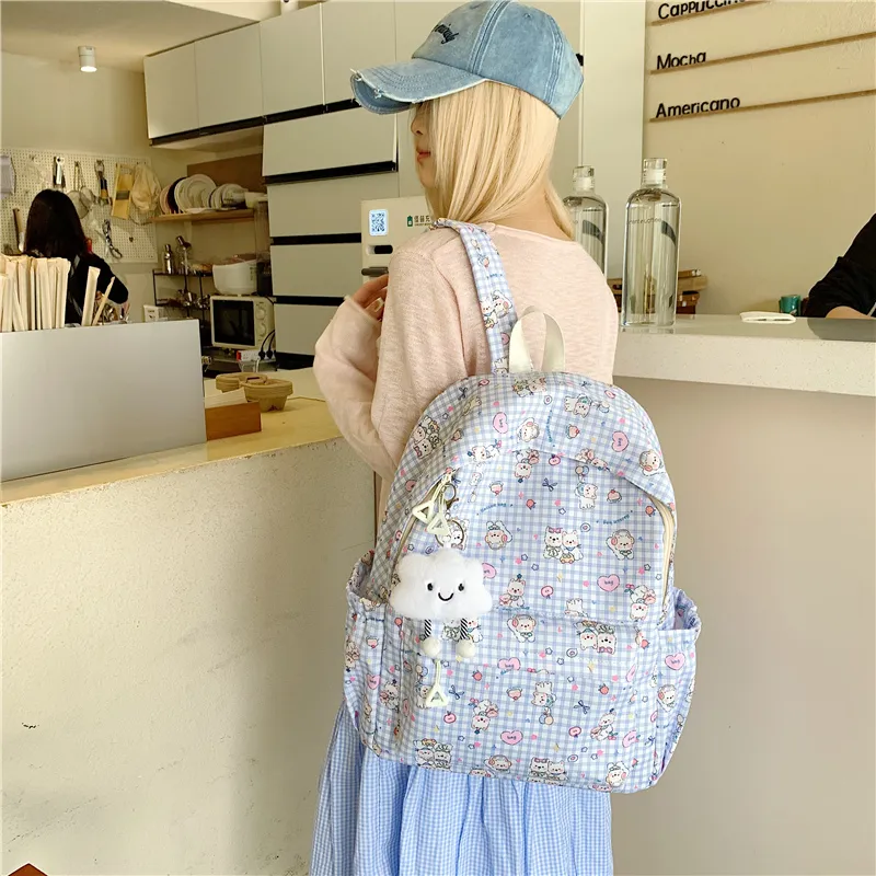 Parker Bear Oxford Backpack Unisex Multicolor-17