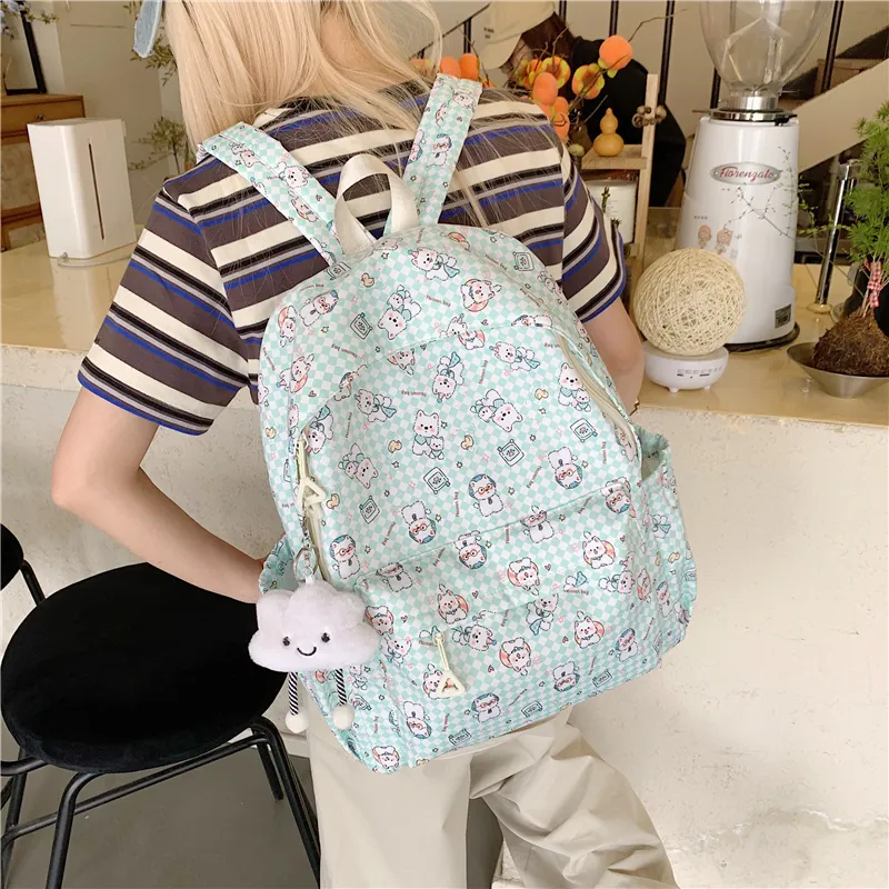 Parker Bear Oxford Backpack Unisex Multicolor-11