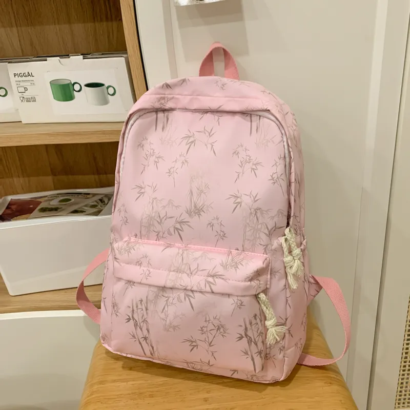 Parker Bear Nylon Backpack Unisex Multicolor-17