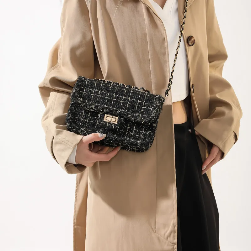 MingLu Woven Shoulder Bag Crossbody Bag Women's Multicolor-11