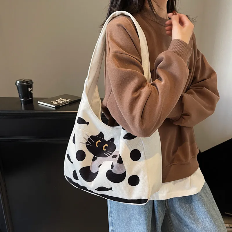 Parker Bear Canvas Handbag Unisex Multicolor-8