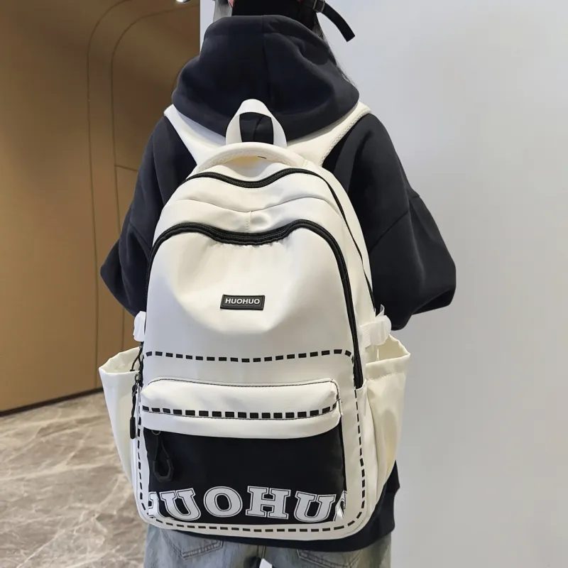 Parker Bear Nylon Backpack Unisex Multicolor-4