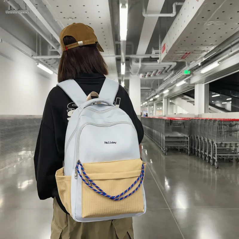 Parker Bear Nylon Backpack Regular Unisex Multicolor-9
