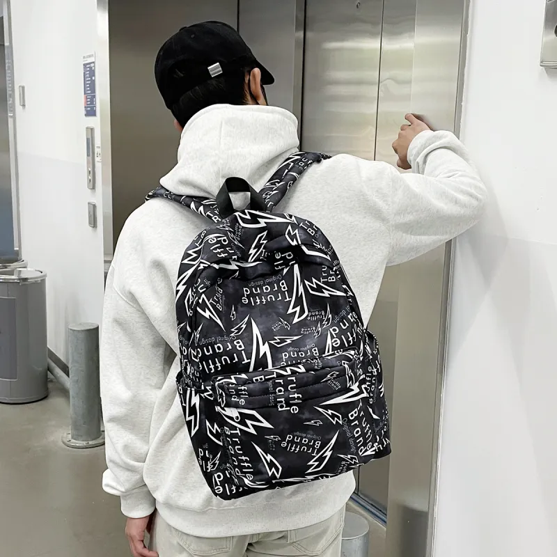 Parker Bear Nylon Backpack Regular Unisex Multicolor-10