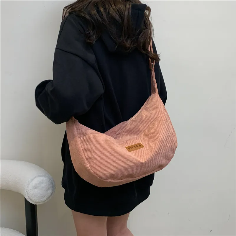 Parker Bear Canvas Canvas Bag Shoulder Bag Crossbody Bag Regular Unisex Black/Khaki/Brown/White/Gray/Pink-29