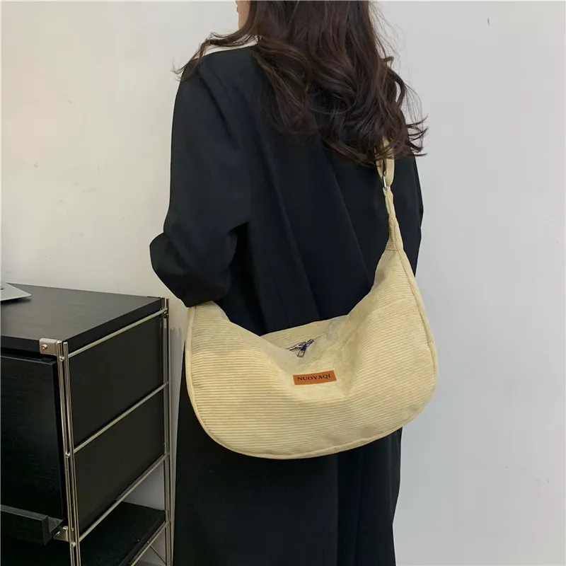 Parker Bear Canvas Canvas Bag Shoulder Bag Crossbody Bag Regular Unisex Black/Khaki/Brown/White/Gray/Pink-8