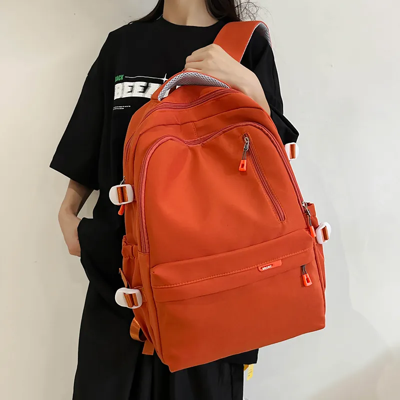 MingLu Nylon Backpack Unisex Multicolor-14