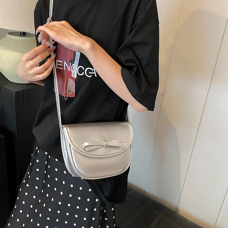 MingLu PU Crossbody Bag Red/Silver/Black-10