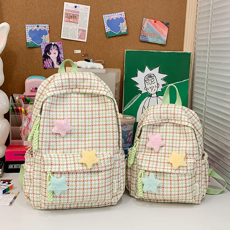 Parker Bear Fabric Backpack Unisex Multicolor-5