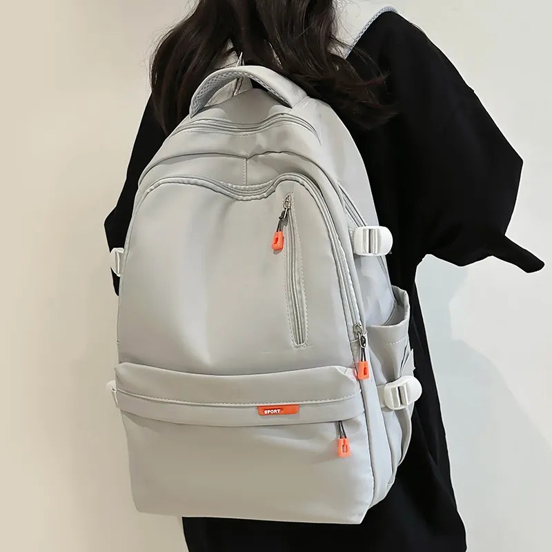 MingLu Nylon Backpack Unisex Multicolor-6