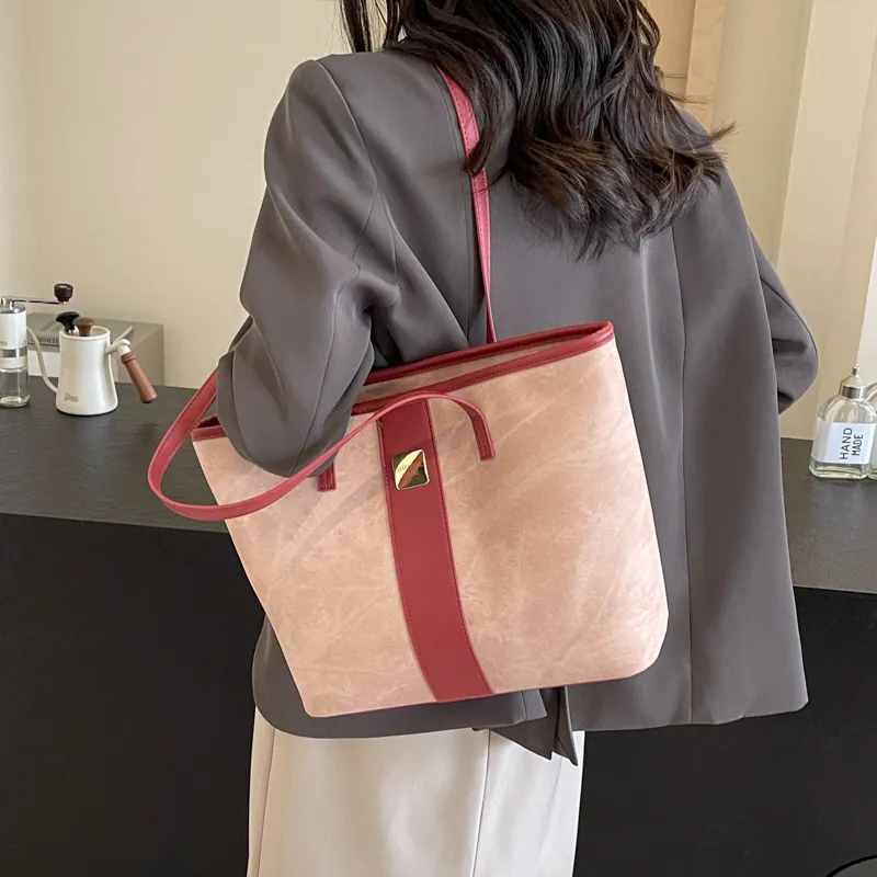 MingLu PU One Shoulder Handbags Women's Black/Pink/Blue-13