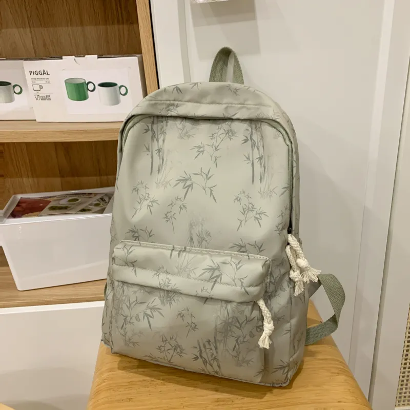 Parker Bear Nylon Backpack Unisex Multicolor-33