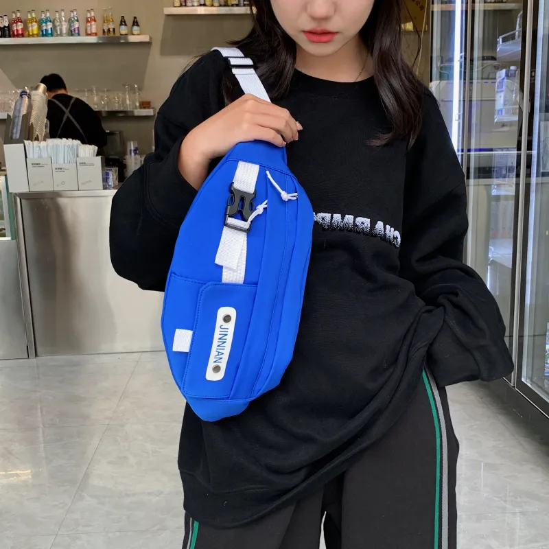 Parker Bear Nylon Fanny Pack Regular Unisex White Green/Black Green/Black Blue/White Blue/Blue-38