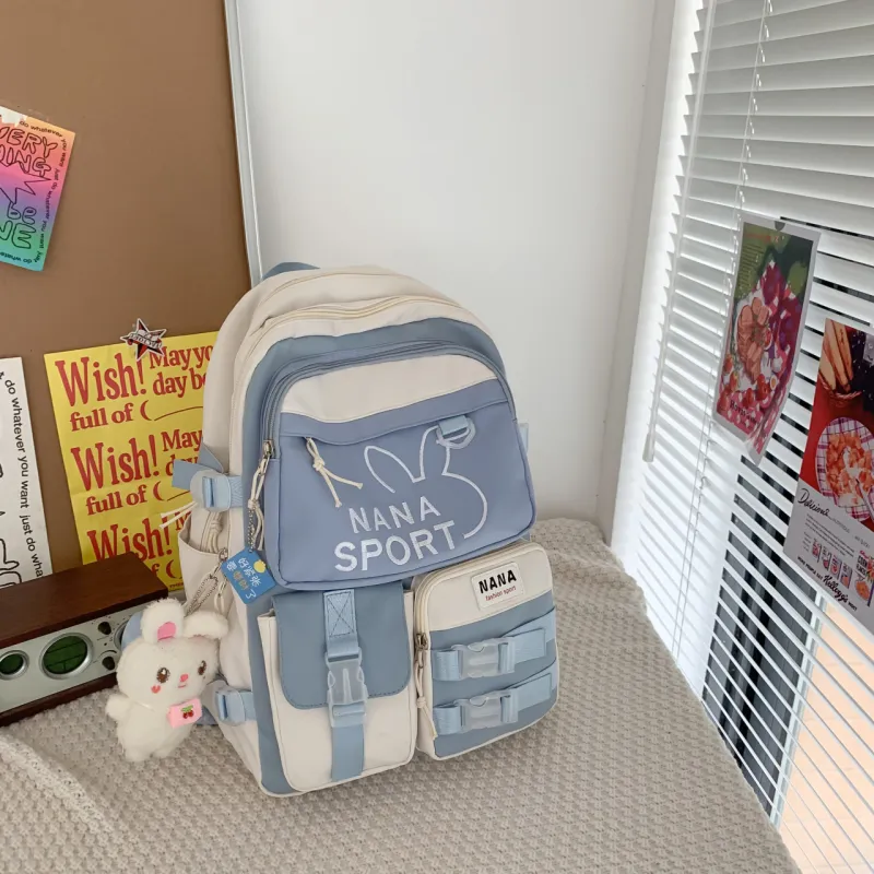 Parker Bear Nylon Backpack Women's Multicolor-12