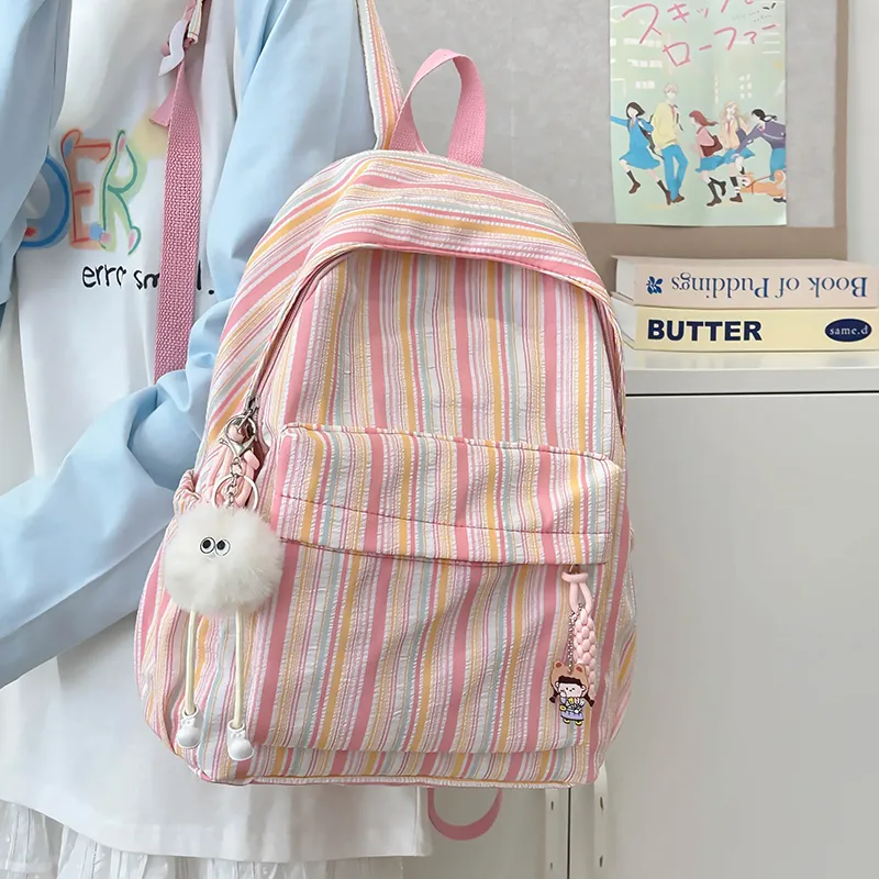 Parker Bear Nylon Backpack Women's Multicolor-10