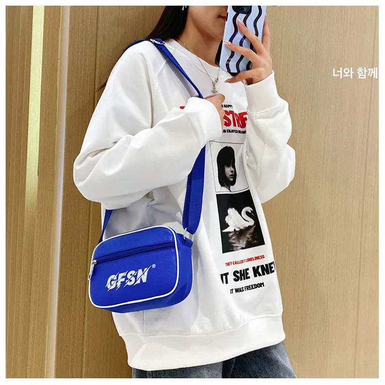 MingLu Pu Polyester Travel Bag, Shoulder Bag, Crossbody Bag Regular Unisex Green, Pink, Blue, Black-3