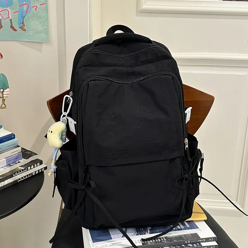 Parker Bear Nylon Backpack Regular Unisex Multicolor-5