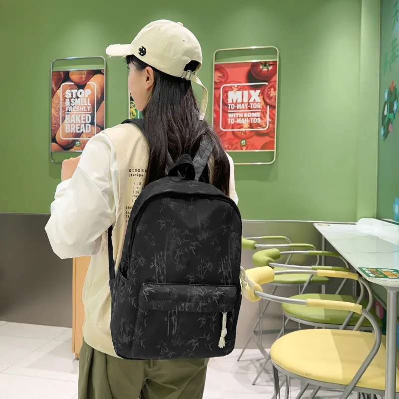 Parker Bear Nylon Backpack Unisex Multicolor-11