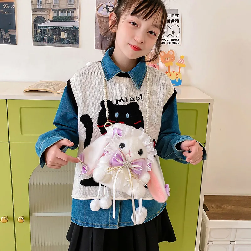 Parker Bear Plush Crossbody Bag Regular Kids'-17