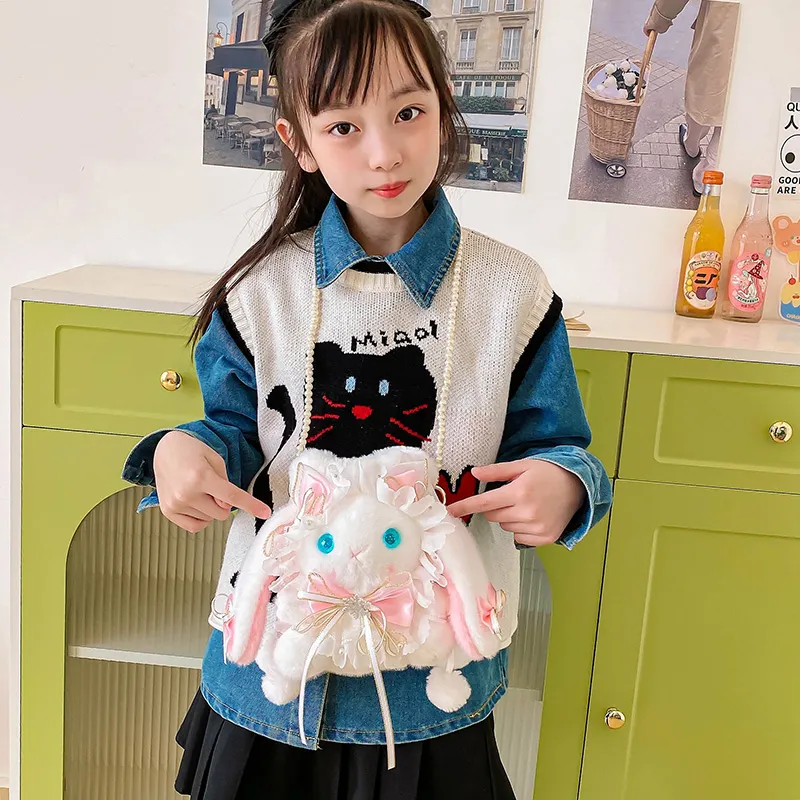 Parker Bear Plush Crossbody Bag Regular Kids'-4