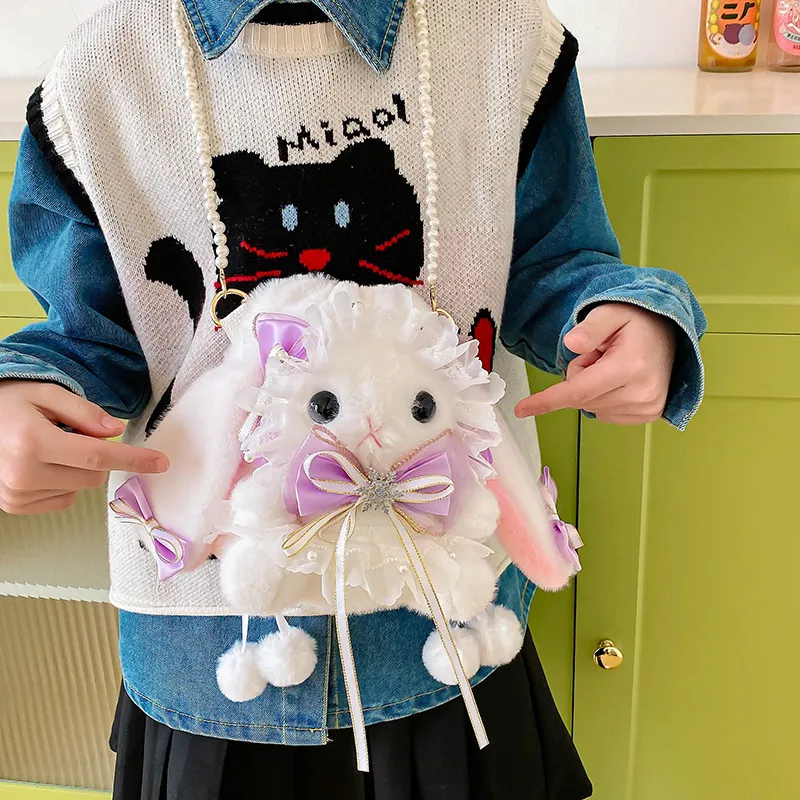 Parker Bear Plush Crossbody Bag Regular Kids'-18