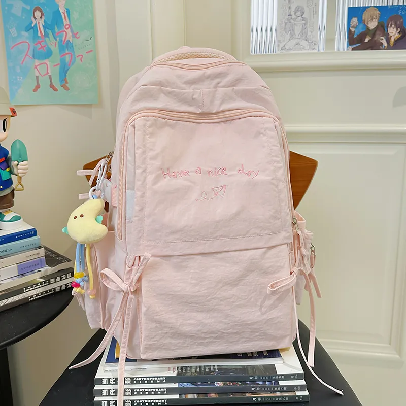 Parker Bear Nylon Backpack Regular Unisex Multicolor-24
