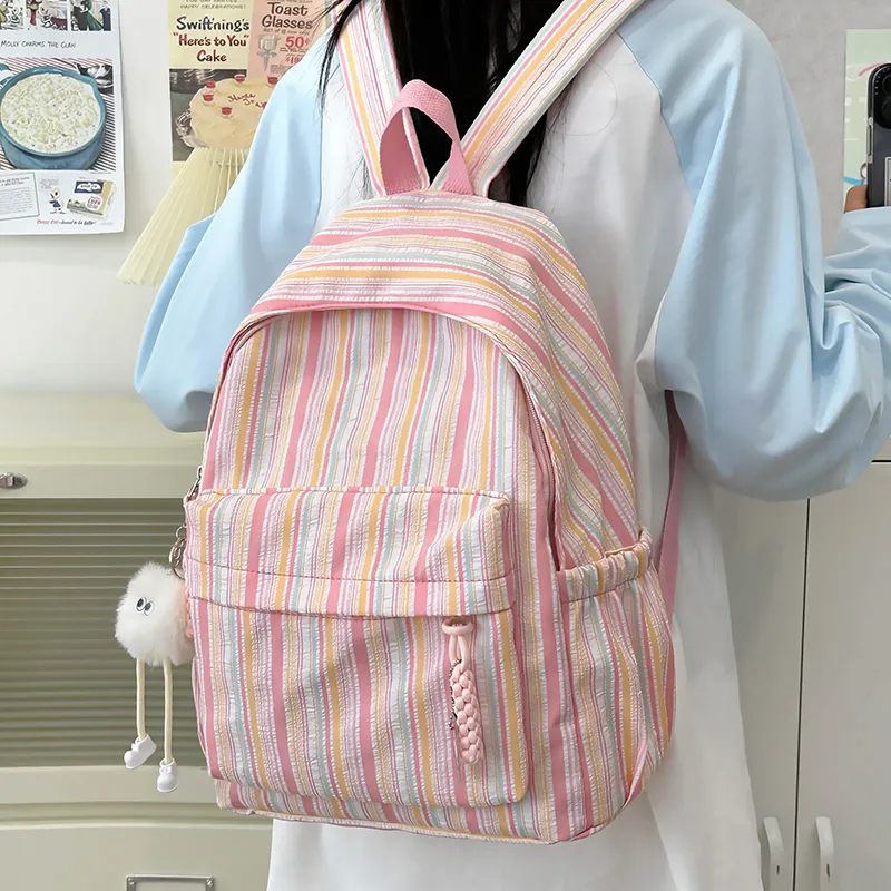 Parker Bear Nylon Backpack Women's Multicolor-8