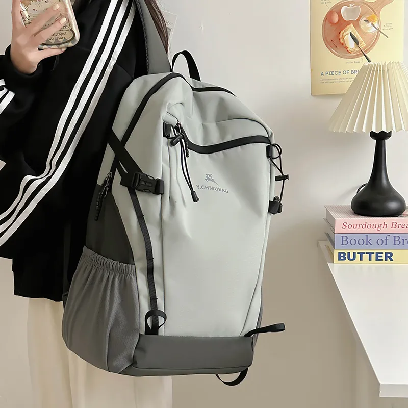 MingLu Nylon Backpack Unisex Multicolor-8