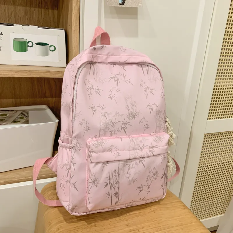 Parker Bear Nylon Backpack Unisex Multicolor-16