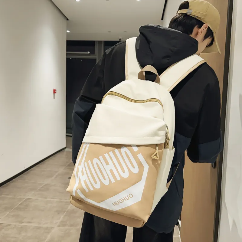 MingLu Nylon Backpack Unisex Multicolor-18