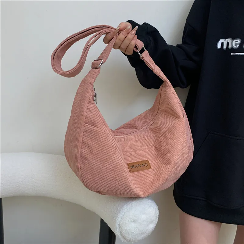 Parker Bear Canvas Canvas Bag Shoulder Bag Crossbody Bag Regular Unisex Black/Khaki/Brown/White/Gray/Pink-33