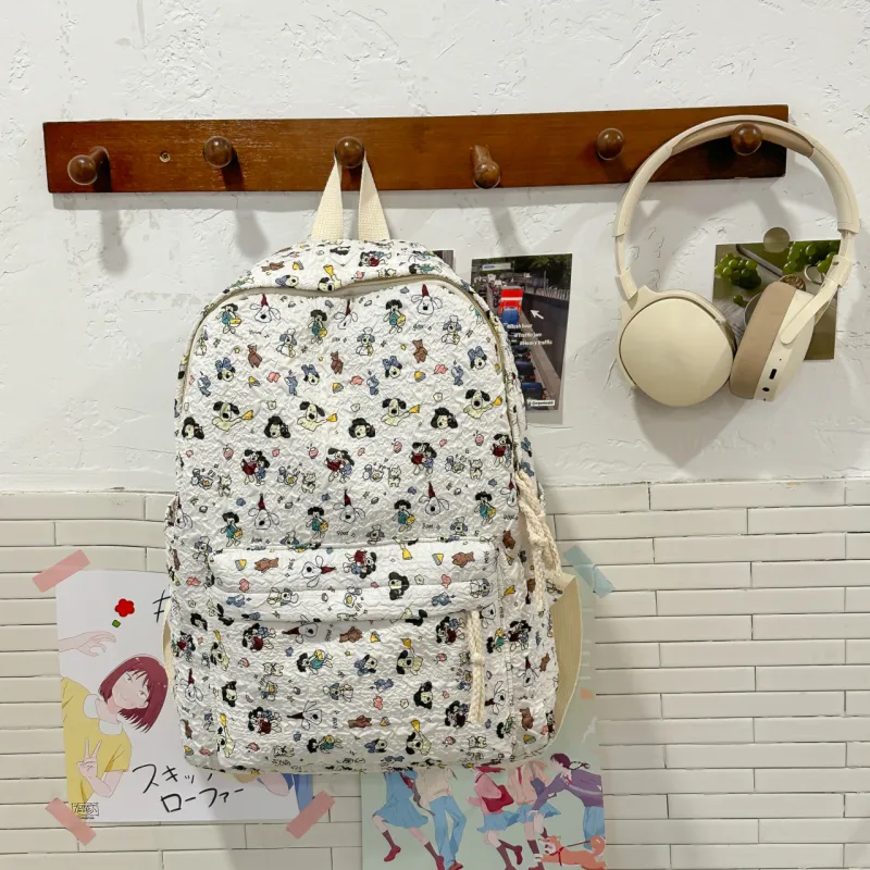 Parker Bear Nylon Backpack Regular Women's Multicolor-4