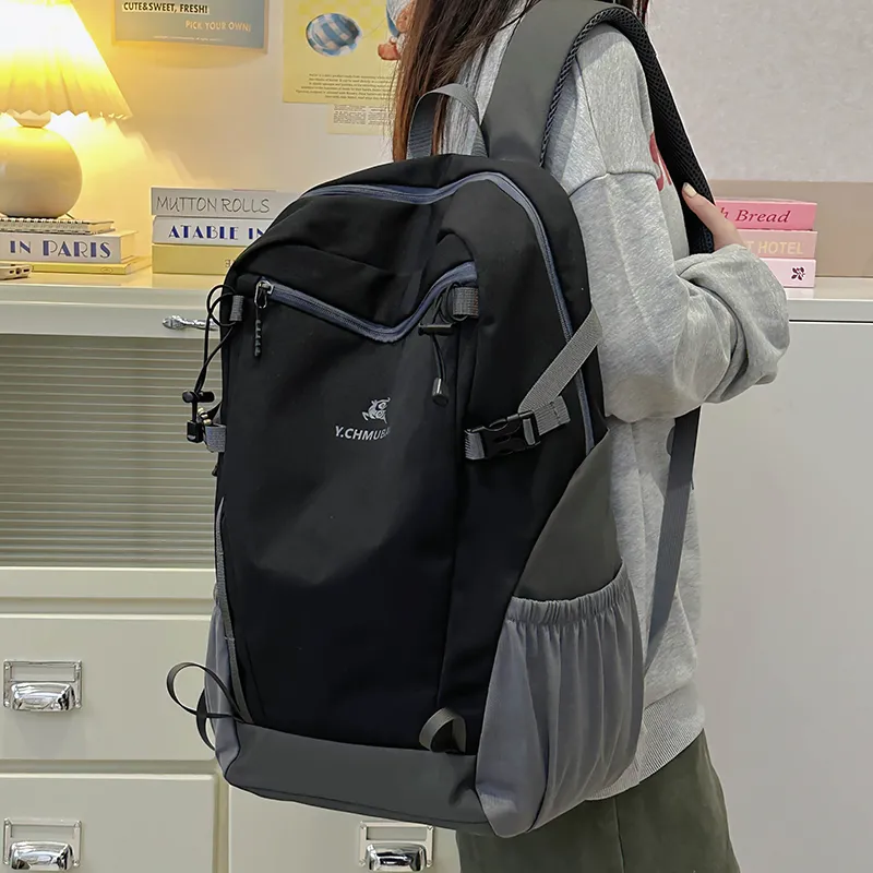 MingLu Nylon Backpack Unisex Multicolor-3