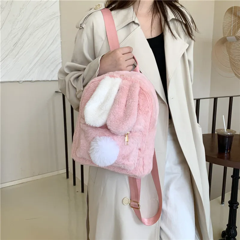 Parker Bear Plush Backpack Regular Unisex Pink Watermelon Red Black Khaki-1