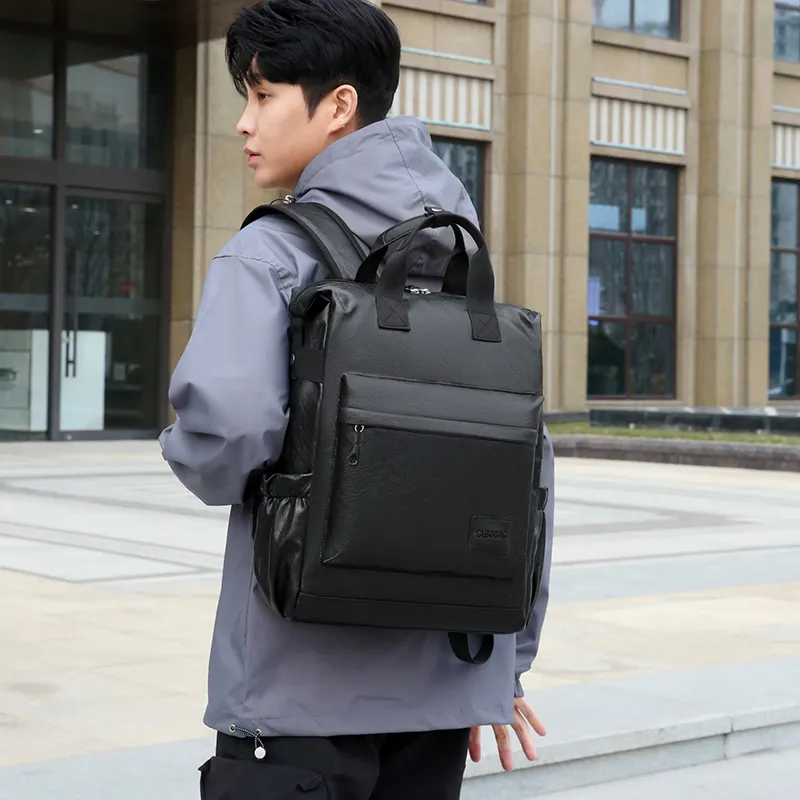 MingLu PU Backpack Regular Unisex Multicolor-10