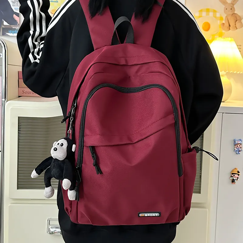 Parker Bear Nylon Backpack Regular Unisex Multicolor-18