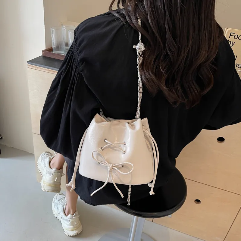 MingLu PU Crossbody Bag Shoulder Bag Women's Black/Ecru/Silver/Red-1