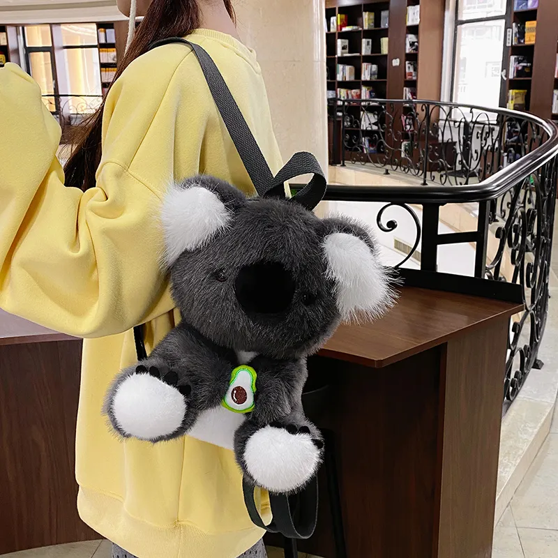 Parker Bear Plush Backpack Regular Unisex Multicolor-4