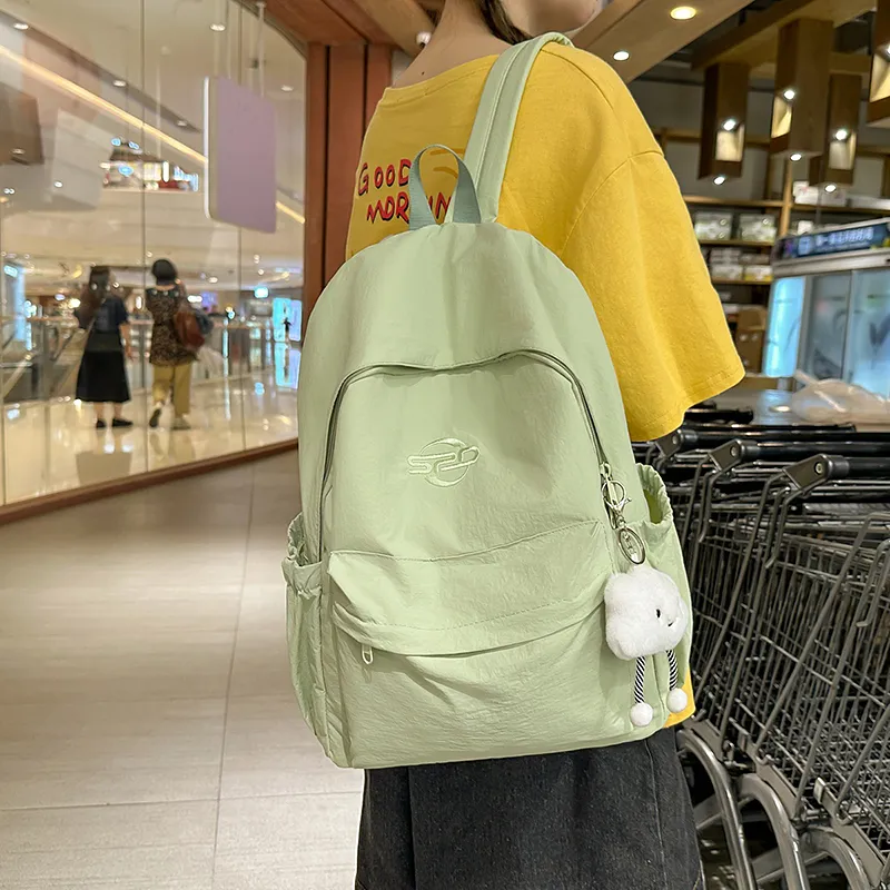 Parker Bear Nylon Backpack Unisex Multicolor-13