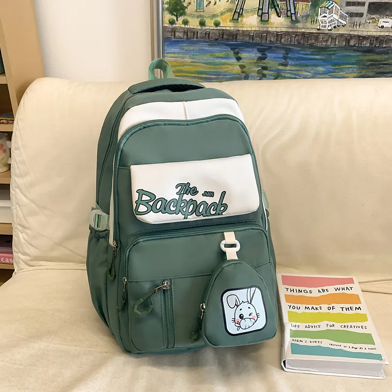 Parker Bear Nylon Backpack Regular Unisex Multicolor-20