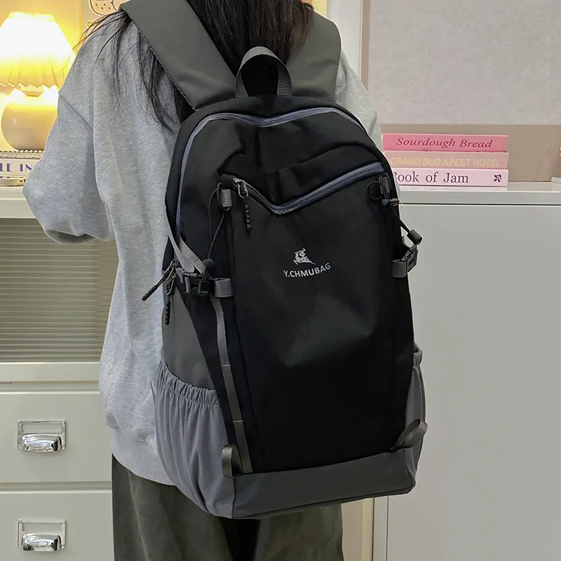 MingLu Nylon Backpack Unisex Multicolor-1