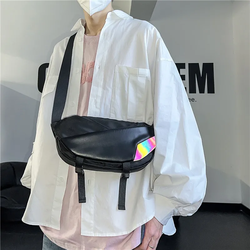 MingLu Nylon Sling Bag Unisex Multicolor-1