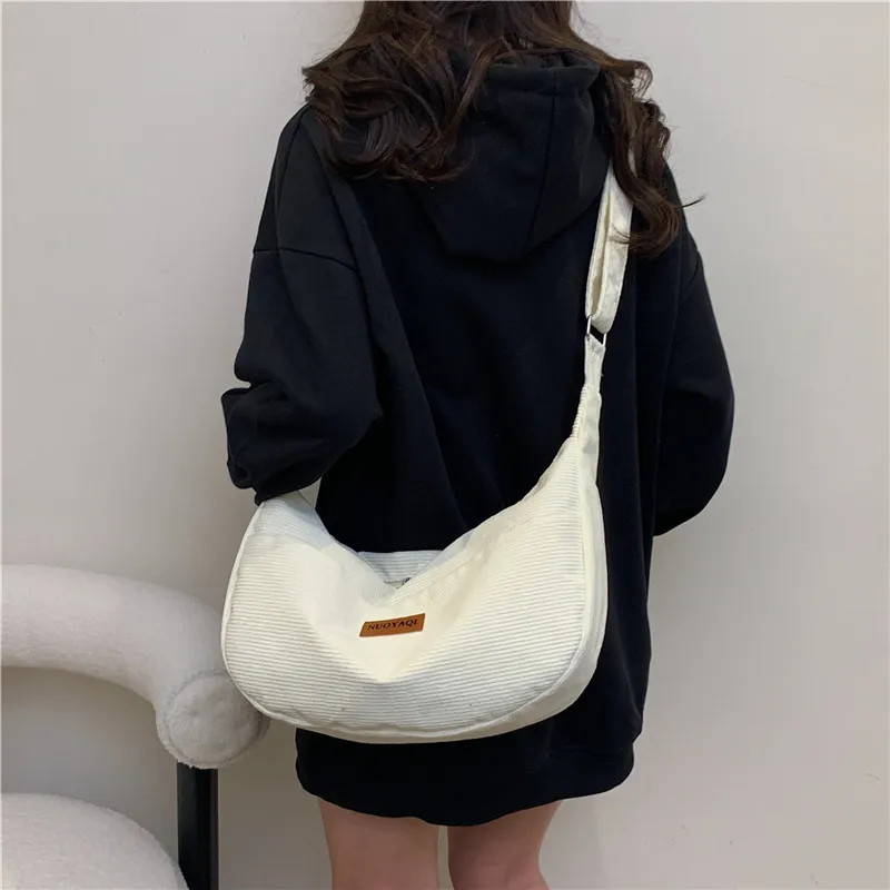 Parker Bear Canvas Canvas Bag Shoulder Bag Crossbody Bag Regular Unisex Black/Khaki/Brown/White/Gray/Pink-15