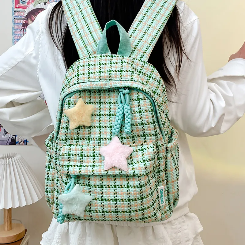 Parker Bear Fabric Backpack Unisex Multicolor-14