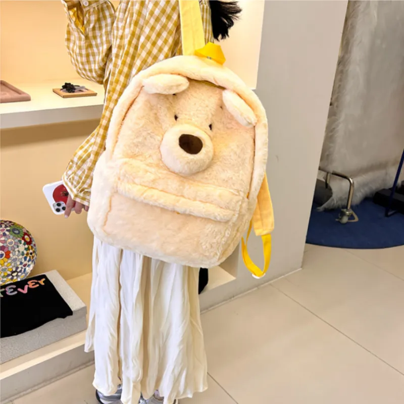 Parker Bear Polyester Backpack Regular Women's Custard-2