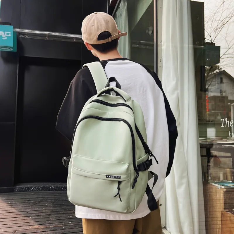 Parker Bear Nylon Backpack Unisex Multicolor-18