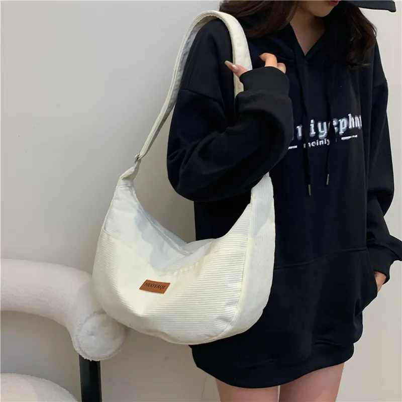 Parker Bear Canvas Canvas Bag Shoulder Bag Crossbody Bag Regular Unisex Black/Khaki/Brown/White/Gray/Pink-18