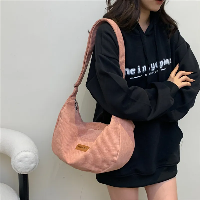 Parker Bear Canvas Canvas Bag Shoulder Bag Crossbody Bag Regular Unisex Black/Khaki/Brown/White/Gray/Pink-31