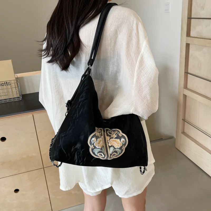 MingLu PU One Shoulder Backpack Handbag Women's Black/Ecru/Silver/Pink-2