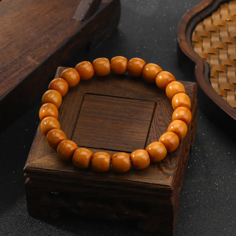 Tanner Monkey Head Walnut Bracelets Unisex-2